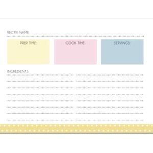 Office Depot Recipe Cards 5" x 7" Pack Of 25 Cards